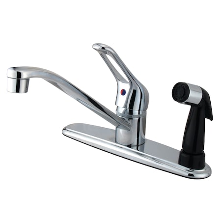Kingston Brass Wyndham Centerset Kitchen Faucet, Chrome KB563